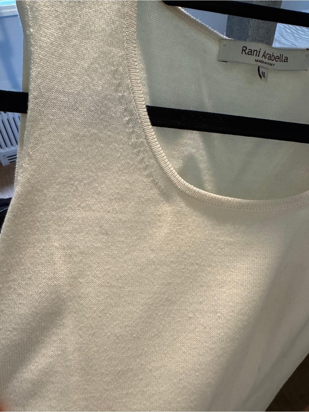 Rani Arabella Cream Knit Tank